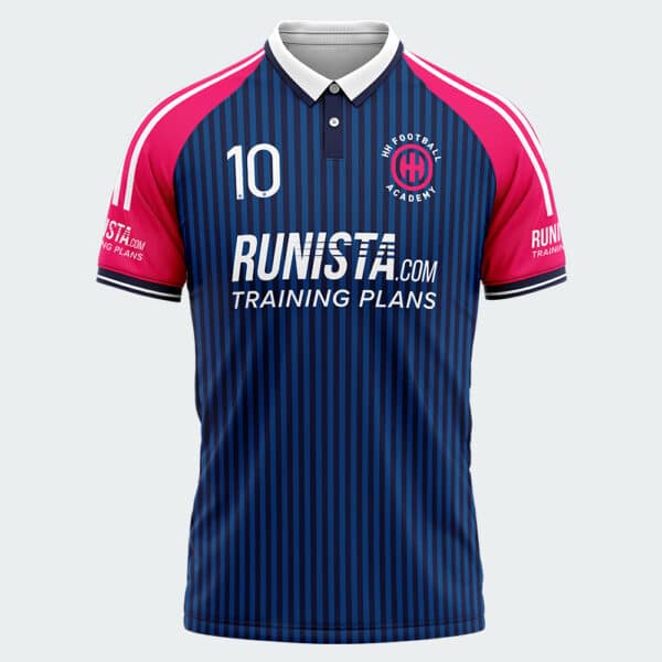 HH - Football - Academy - Kits - 2024 - Jeysey - DARK - BLUE - - STRIPPED - GOAL - KEEPER - ONLY - LONG - SLEEVES - Front - 1000